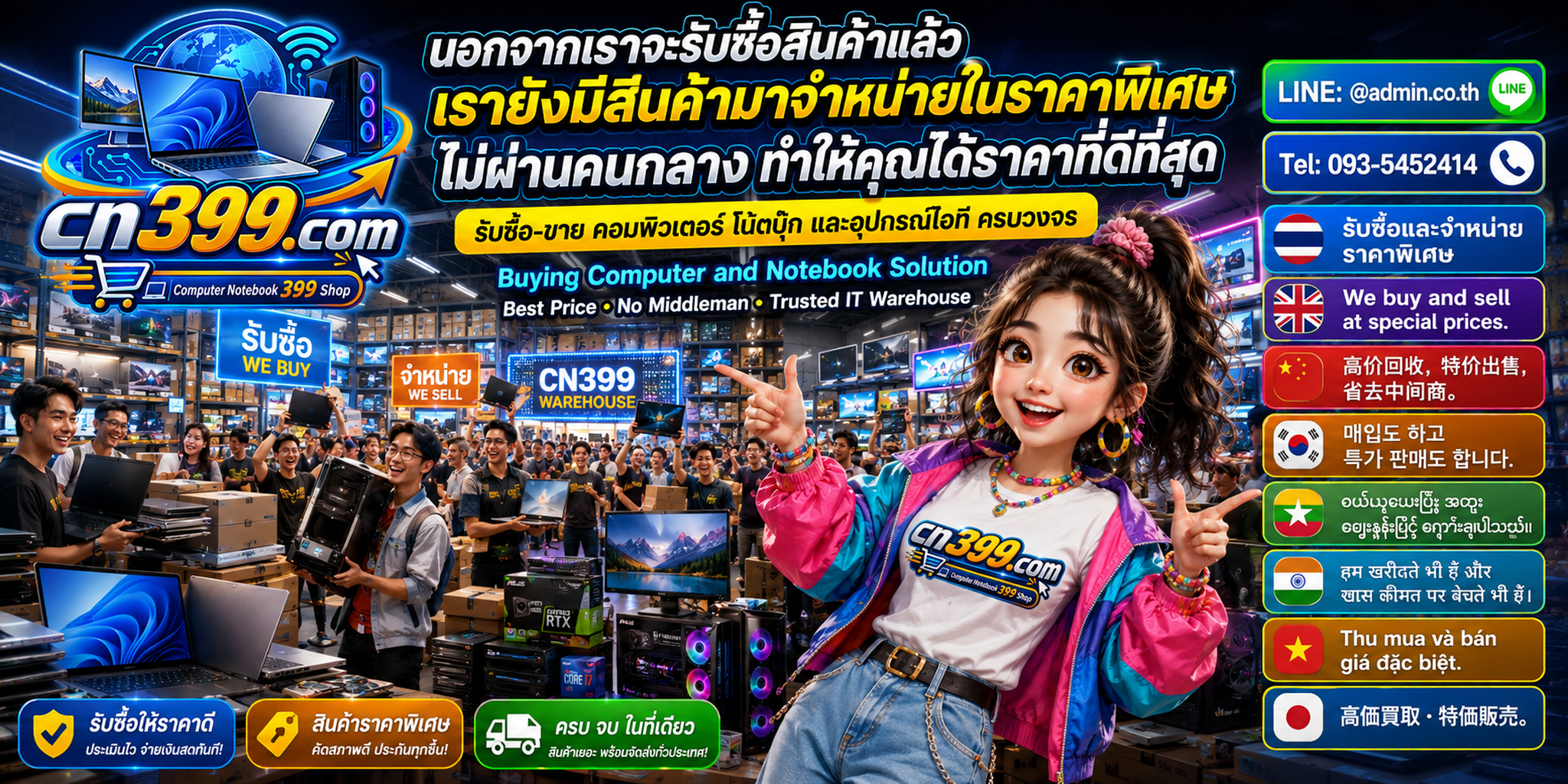 cn399.com รับซื้อคอมพิวเตอร์เก่าและมีสินค้าคอมพิวเตอร์จำหน่ายในราคาพิเศษ